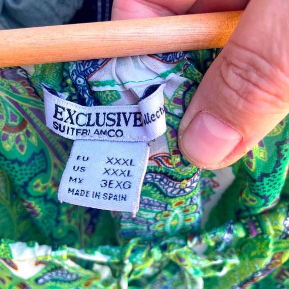 ⭐️Host Pick⭐️ Spanish designed sheer green long- sleeve blouse - Picture 7 of 7